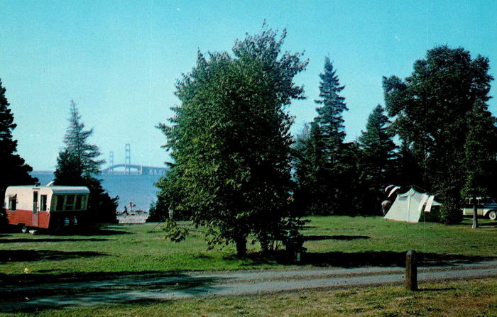 Straits State Park - Vintage Postcard (newer photo)